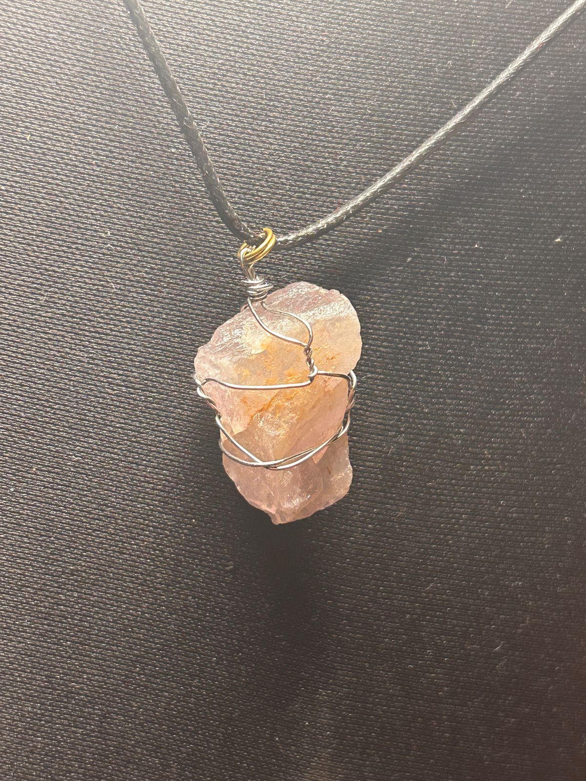 Collar de Amatista Engarzado