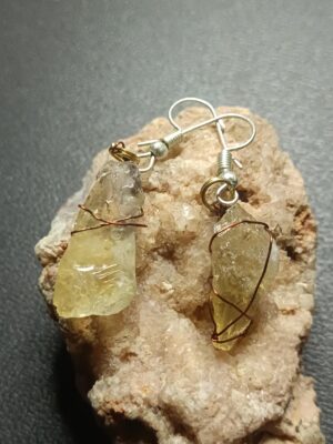 Aretes de Falso Citrino